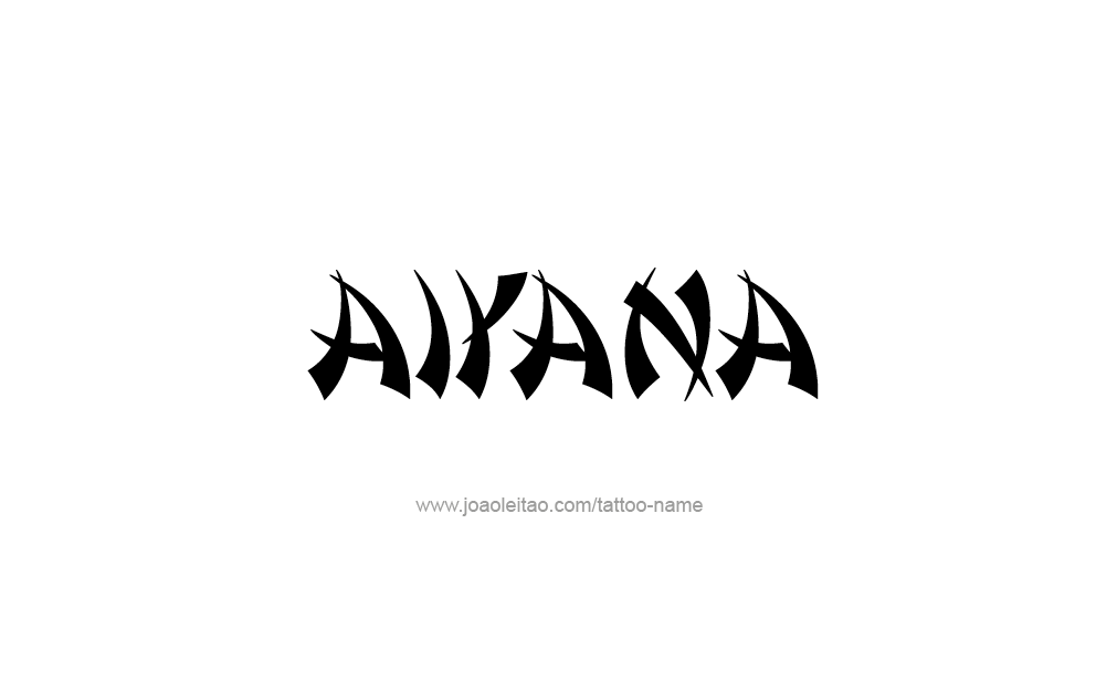 Tattoo Design  Name Aiyana