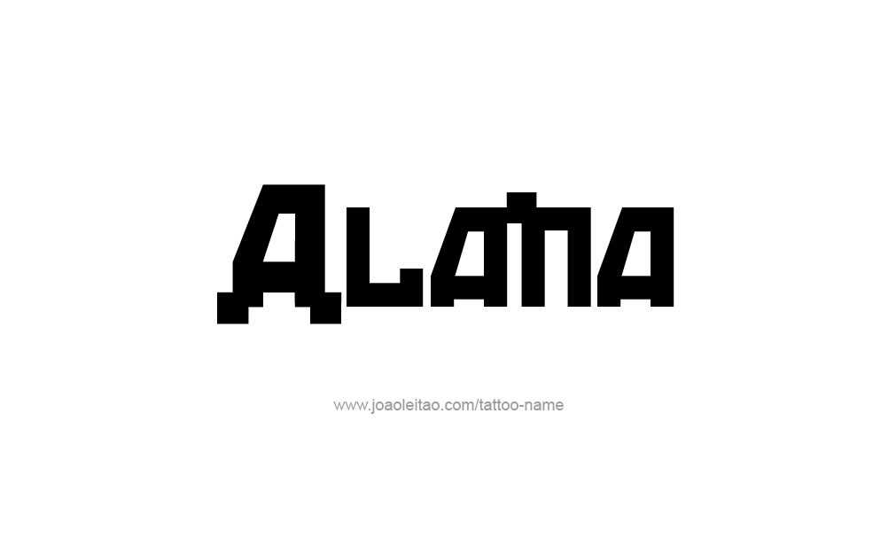 Tattoo Design  Name Alana   