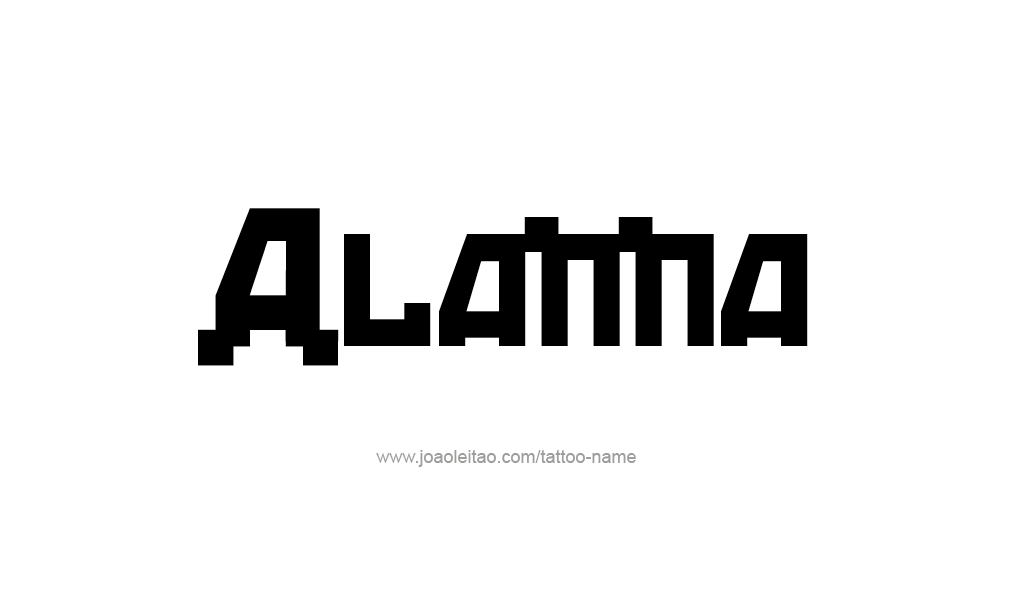 Tattoo Design  Name Alanna   