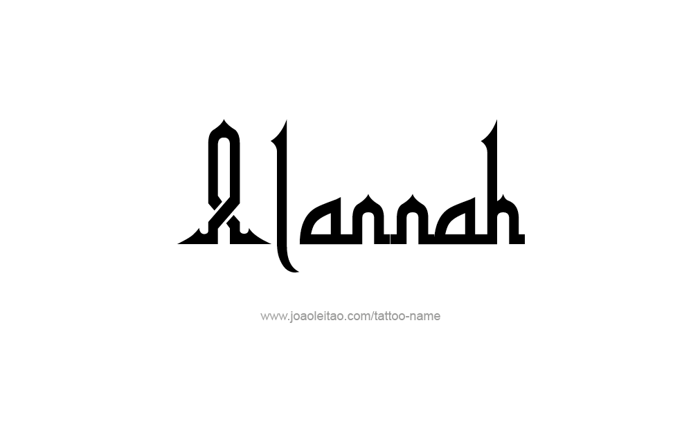 Tattoo Design  Name Alannah   