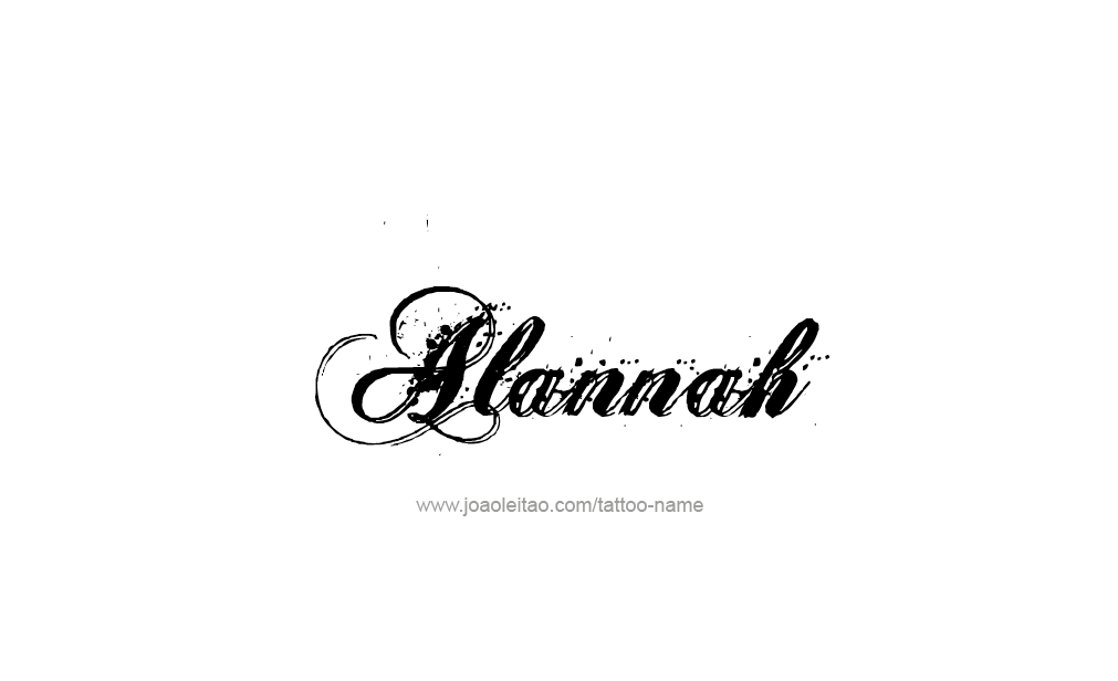 Tattoo Design  Name Alannah   