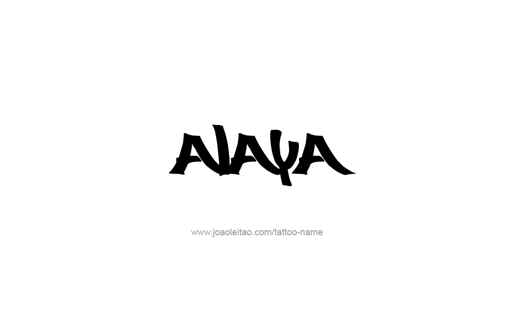 Tattoo Design  Name Alaya   