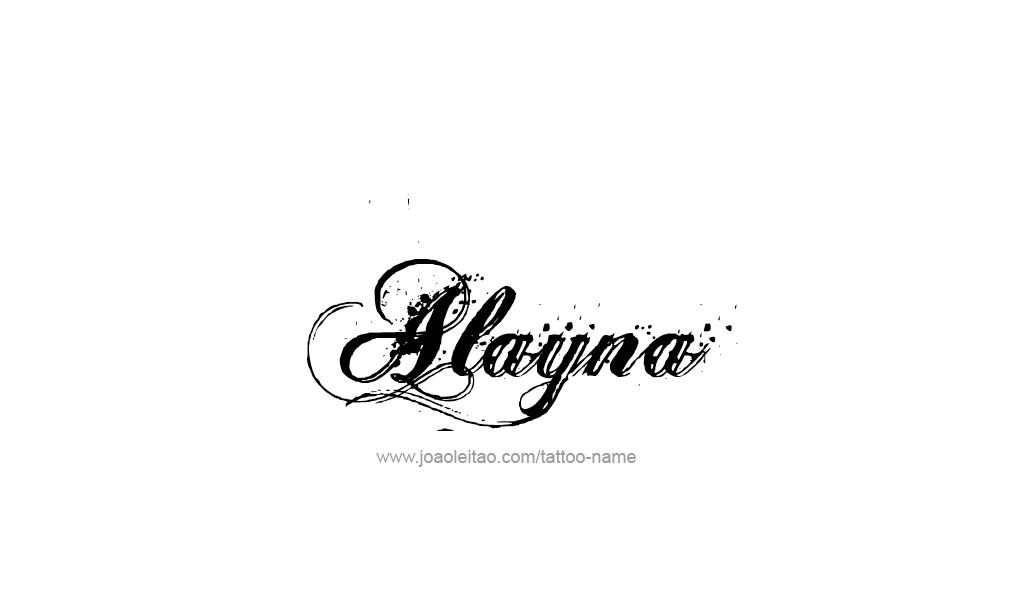 Tattoo Design  Name Alayna   