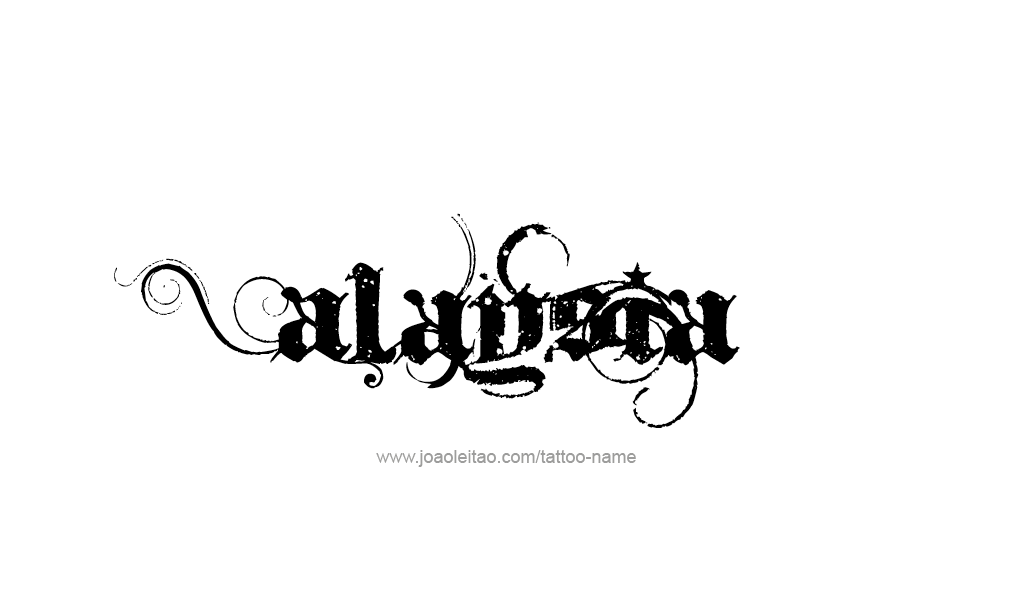 Tattoo Design  Name Alaysia   