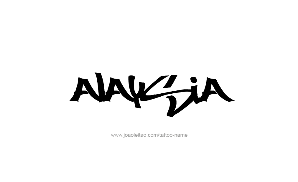 Tattoo Design  Name Alaysia   