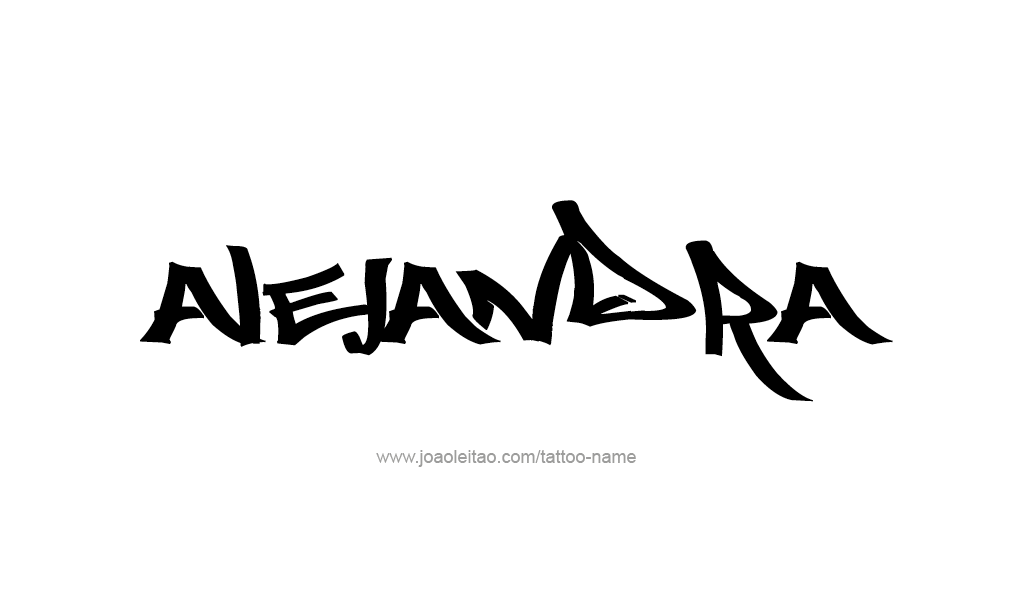 Tattoo Design  Name Alejandra   