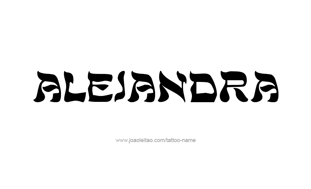 Tattoo Design  Name Alejandra   