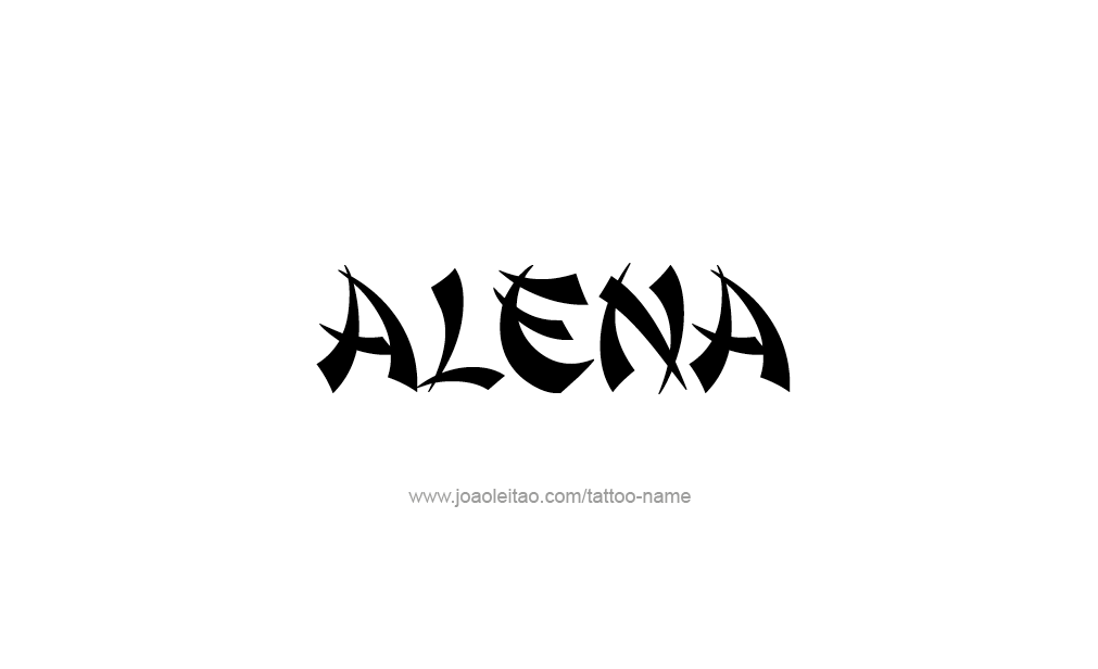 Tattoo Design  Name Alena
