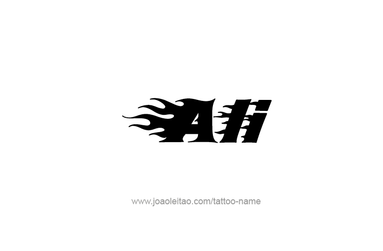 Tattoo Design  Name Ali   