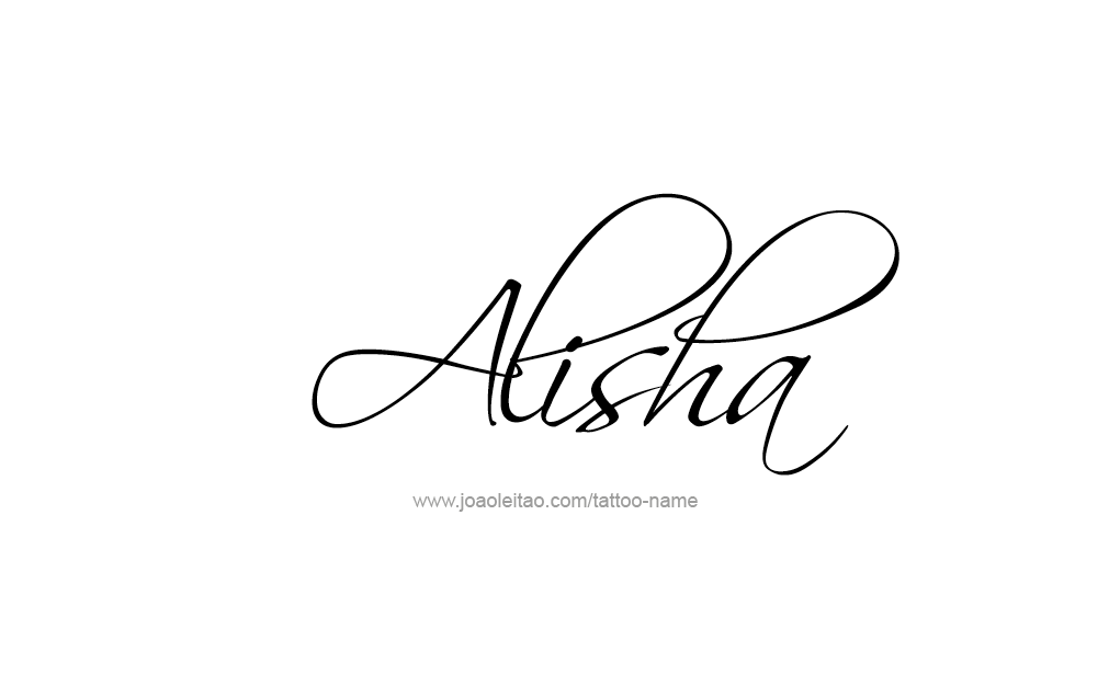 Tattoo Design  Name Alisha   