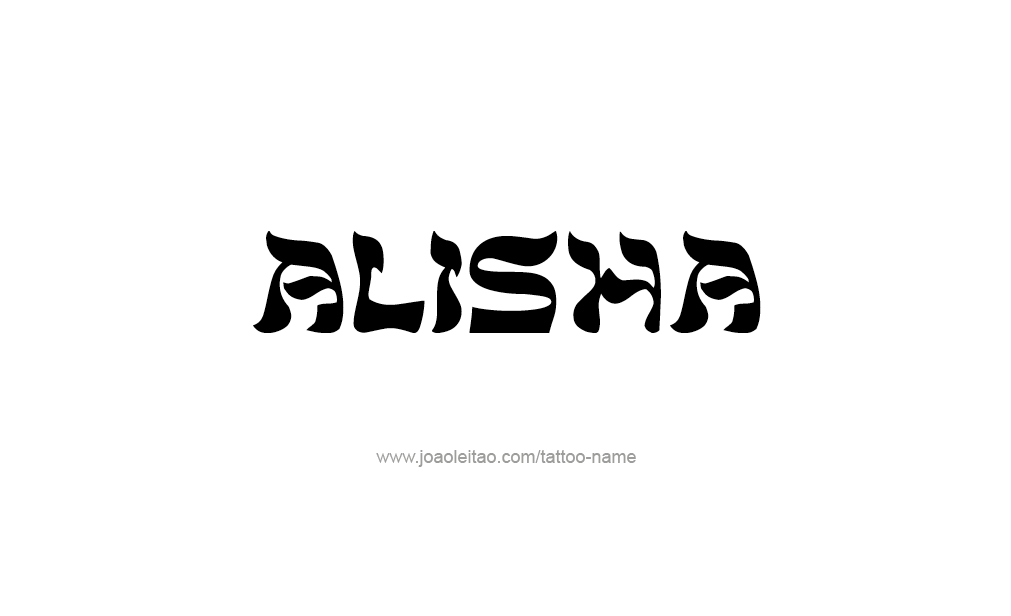 Tattoo Design  Name Alisha   