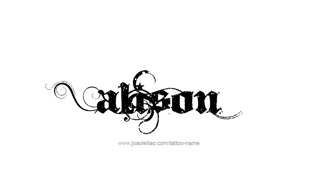 Tattoo Design  Name Alison   