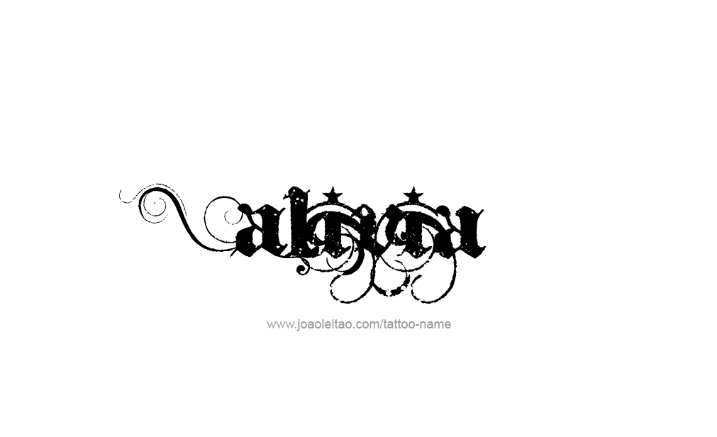 Tattoo Design  Name Alivia   