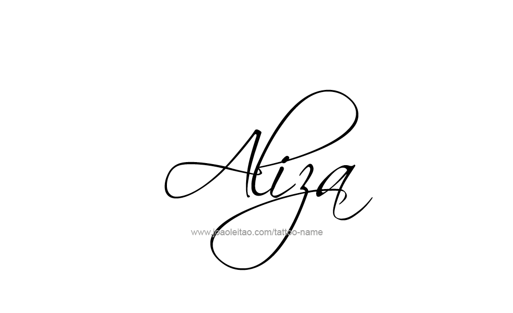 Tattoo Design  Name Aliza   