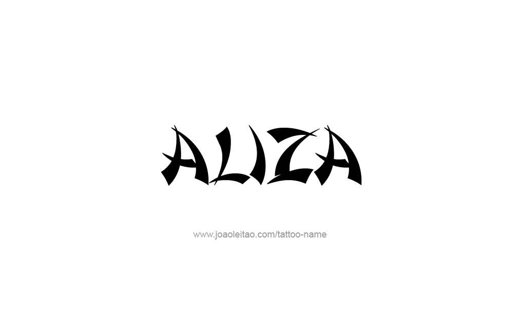Tattoo Design  Name Aliza
