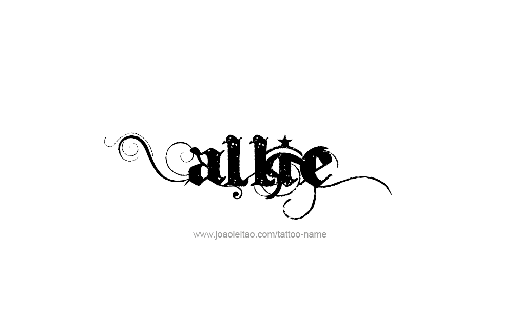 Tattoo Design  Name Allie   