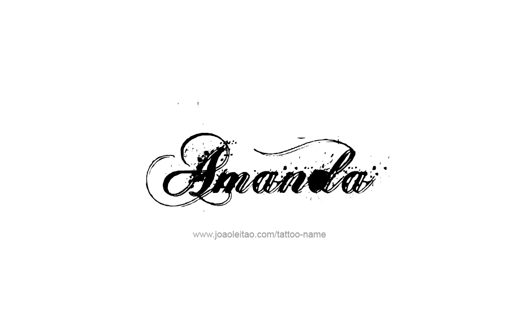 Tattoo Design  Name Amanda   