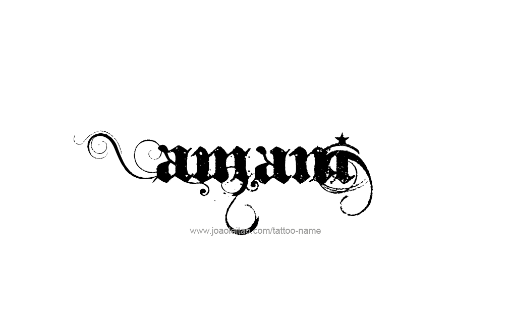 Tattoo Design  Name Amani   