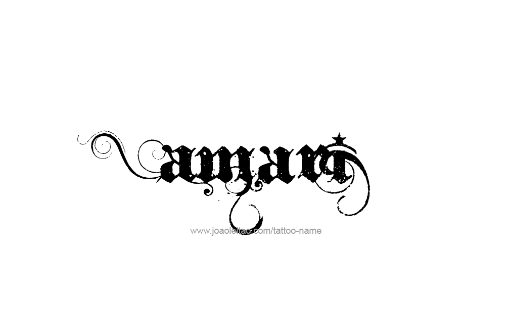 Tattoo Design  Name Amari   