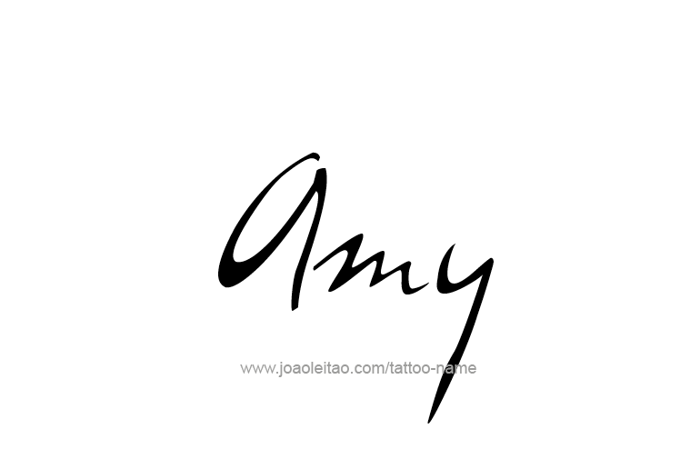 Tattoo Design  Name Amy   