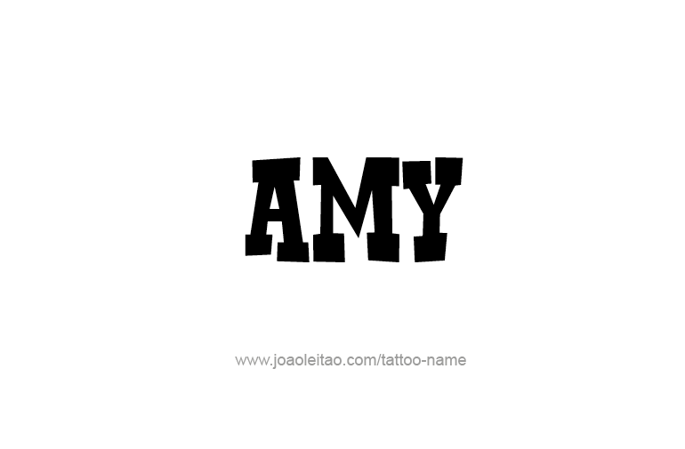 Tattoo Design  Name Amy   