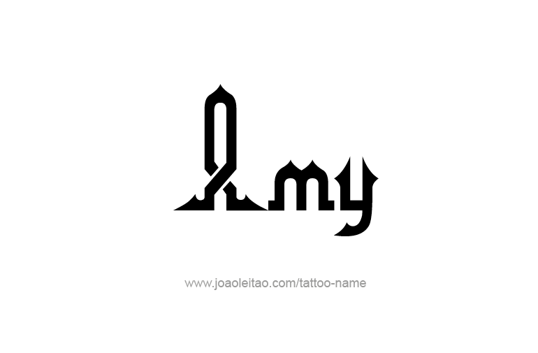 Tattoo Design  Name Amy   