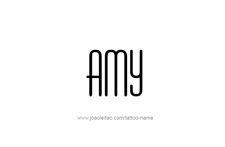 Tattoo Design  Name Amy   