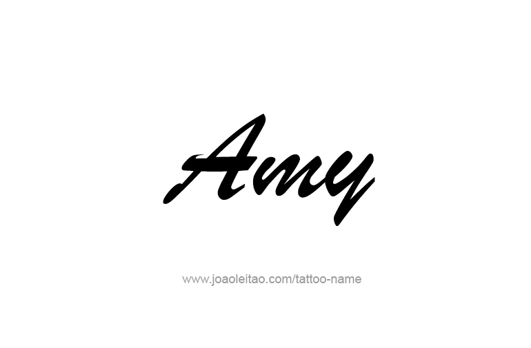 Tattoo Design  Name Amy   