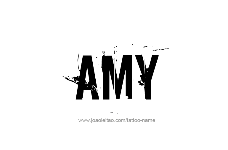 Tattoo Design  Name Amy   