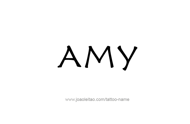 Tattoo Design  Name Amy   