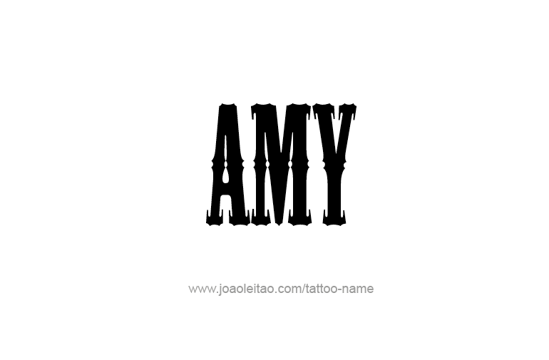 Tattoo Design  Name Amy   