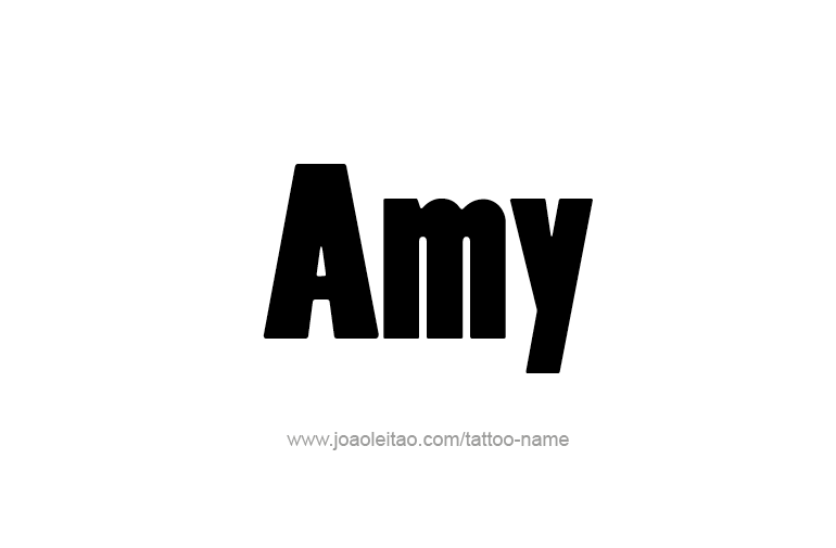 Tattoo Design  Name Amy   