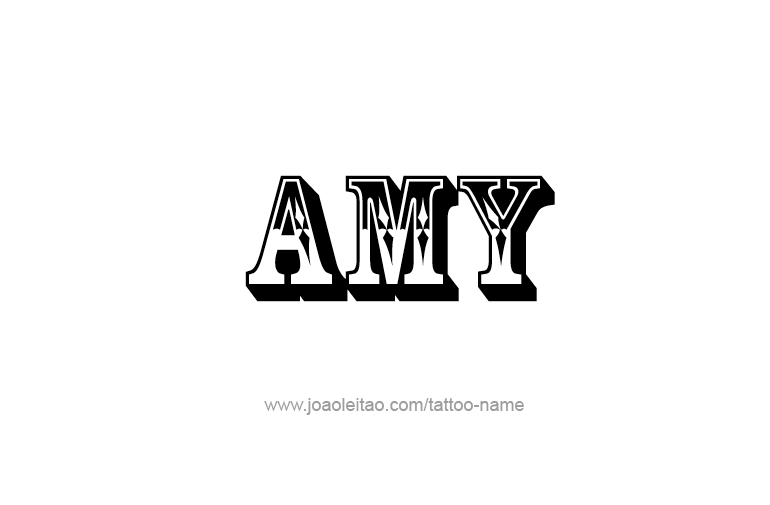 Tattoo Design  Name Amy   