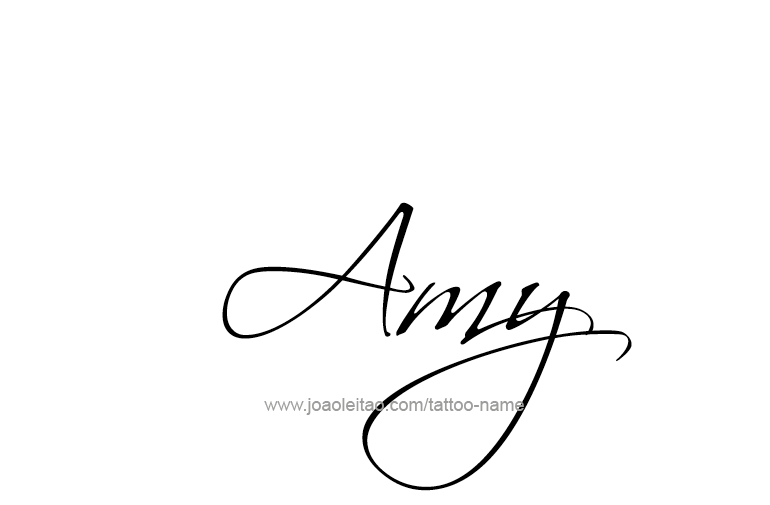 Tattoo Design  Name Amy   