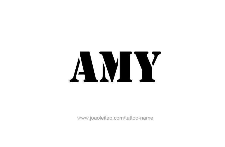 Tattoo Design  Name Amy   