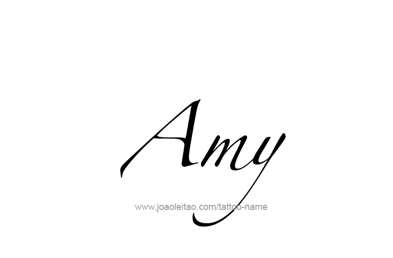 Tattoo Design  Name Amy   