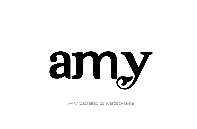 Tattoo Design  Name Amy   