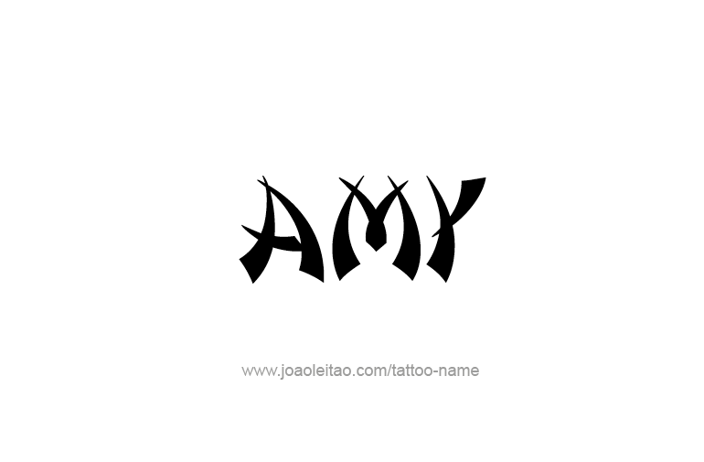 Tattoo Design  Name Amy