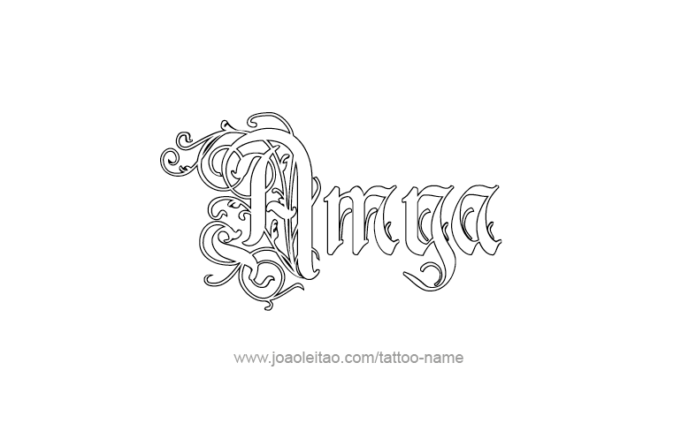 Tattoo Design  Name Amya   