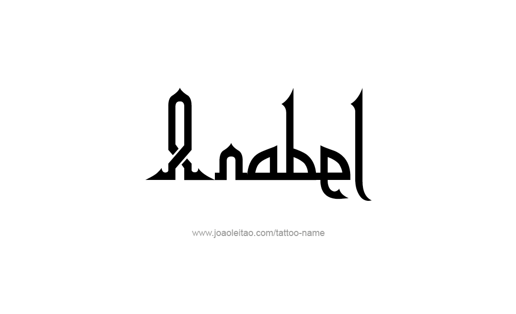 Tattoo Design  Name Anabel   