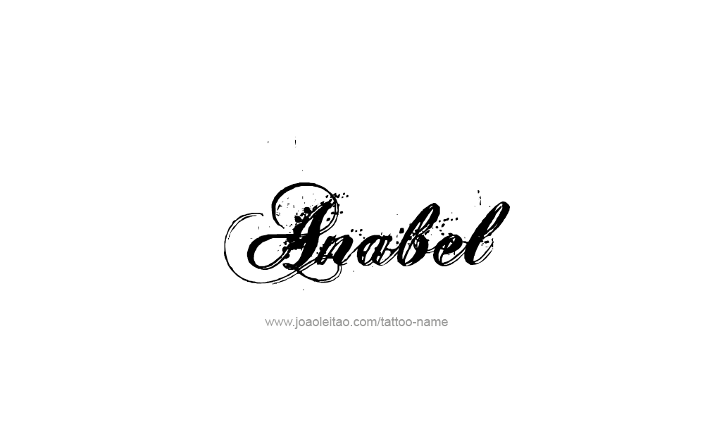 Tattoo Design  Name Anabel   