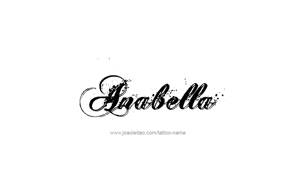 Tattoo Design  Name Anabella   