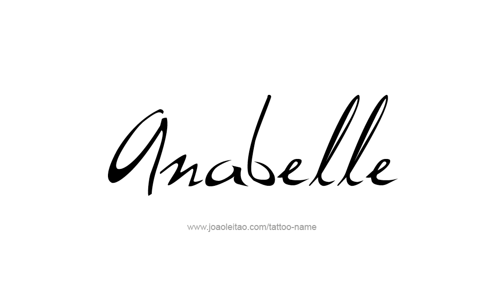 Tattoo Design  Name Anabelle   