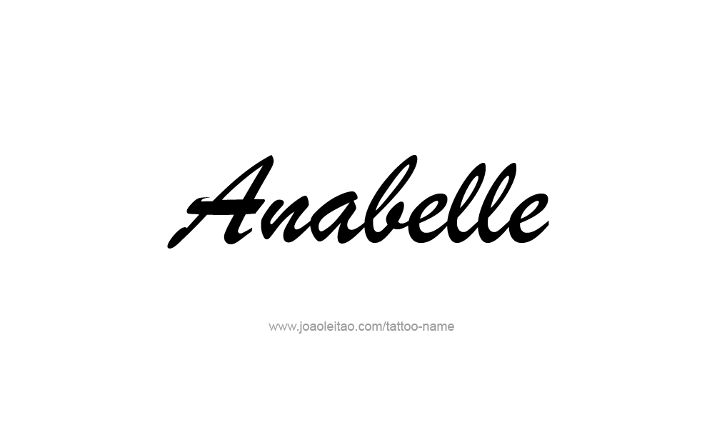 Tattoo Design  Name Anabelle   