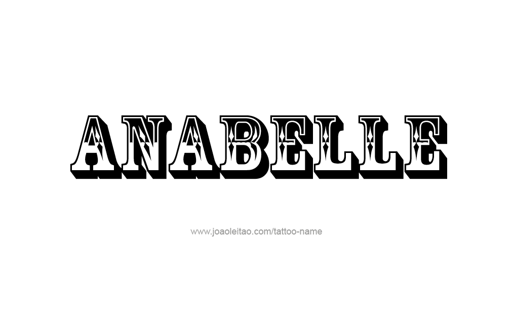 Tattoo Design  Name Anabelle   