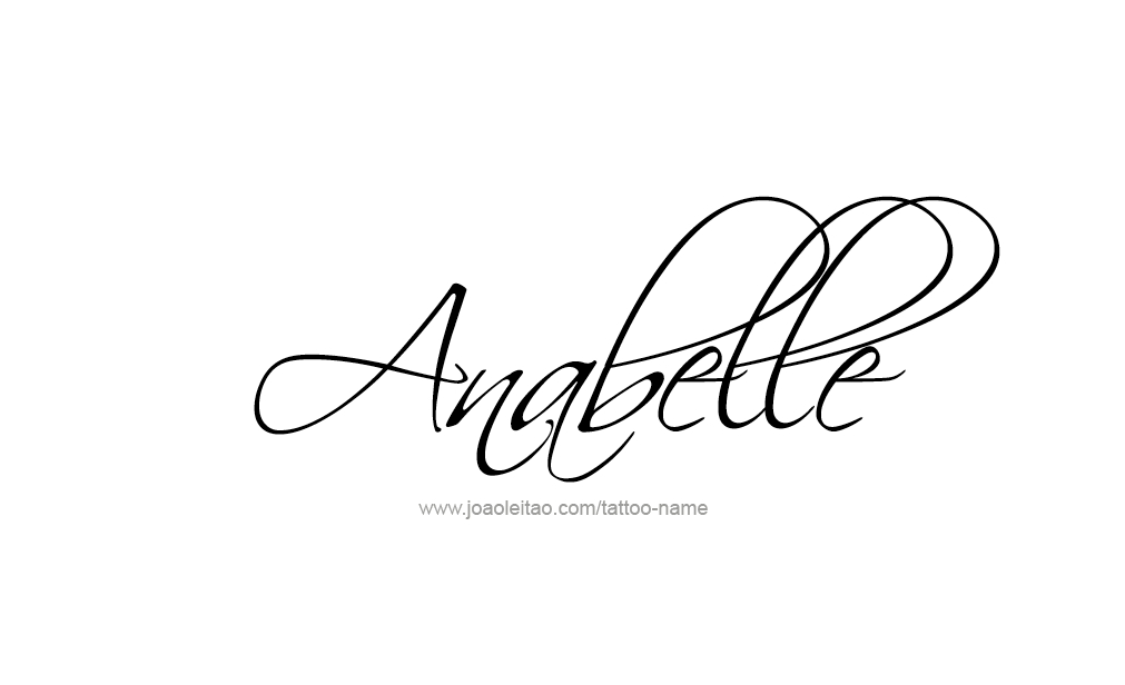 Tattoo Design  Name Anabelle   