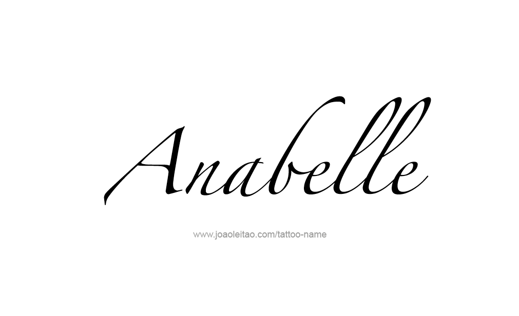 Tattoo Design  Name Anabelle   