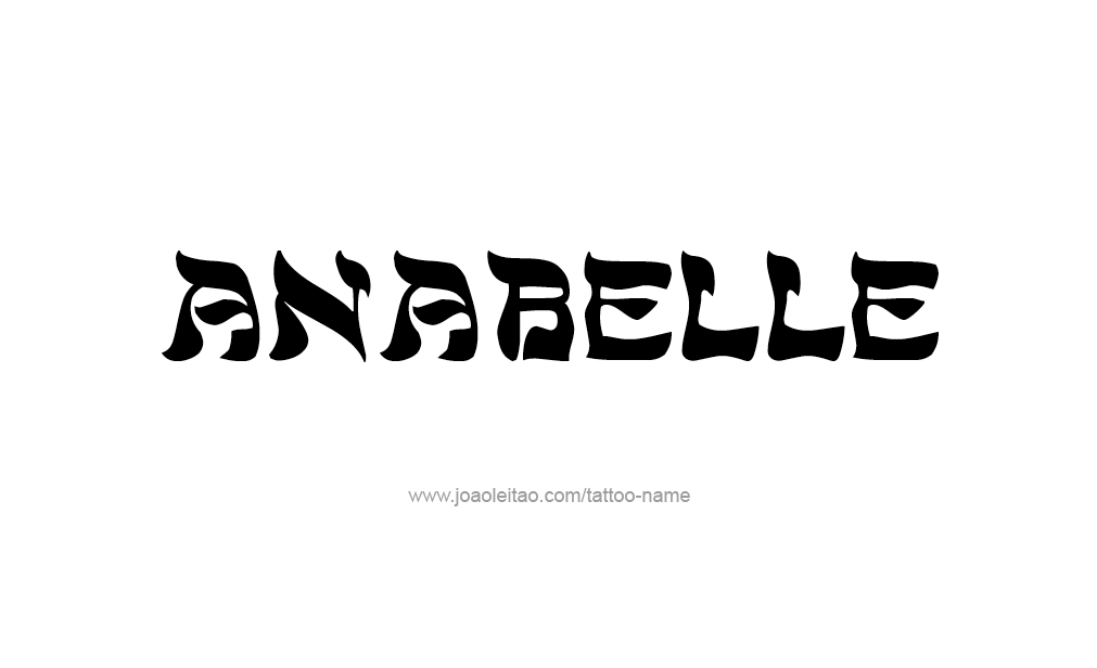 Tattoo Design  Name Anabelle   