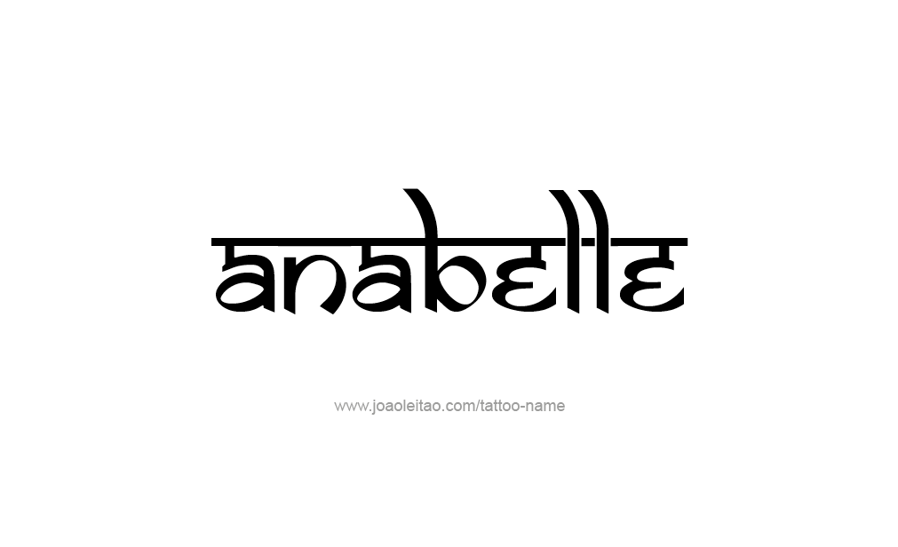 Tattoo Design  Name Anabelle   