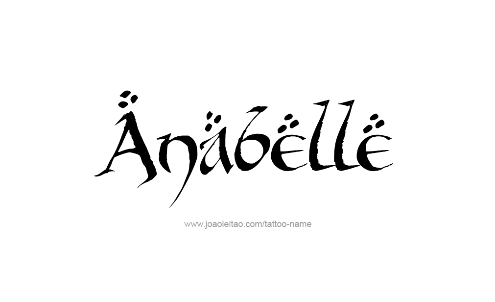 Tattoo Design  Name Anabelle   